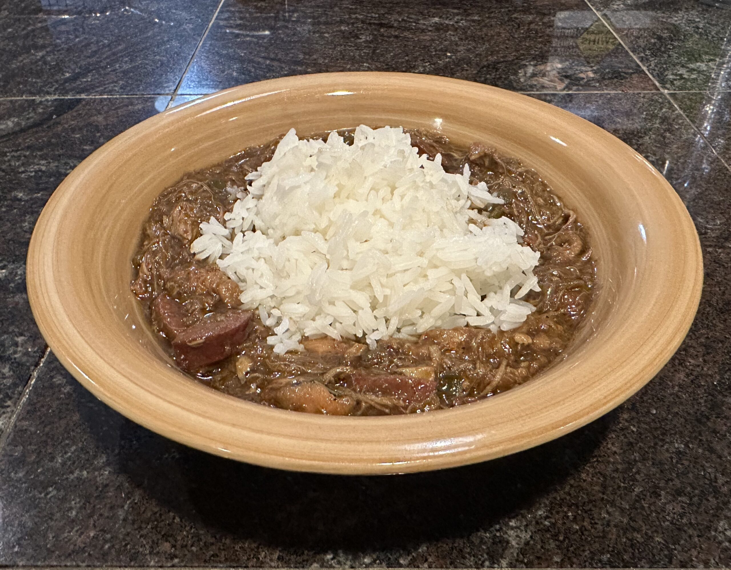 Dan’s Chicken & Sausage Gumbo